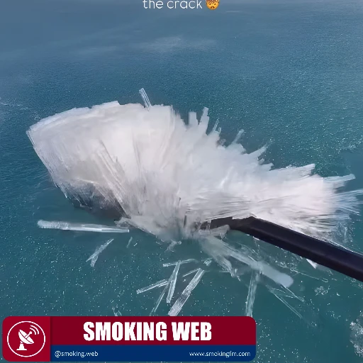 Las curiosas velas de hielo