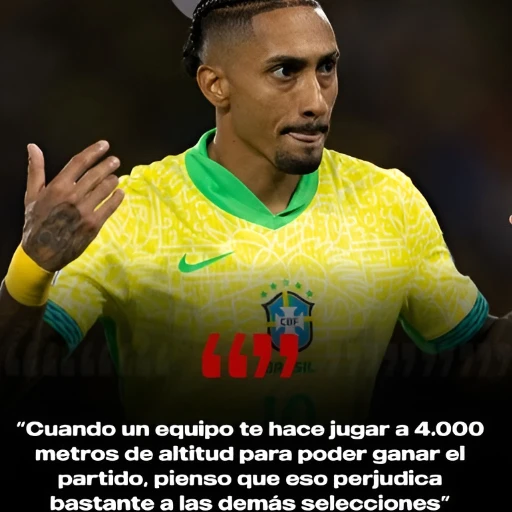 Raphinha habla despues del partido contra Bolivia