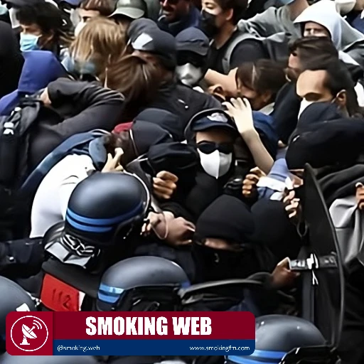 Se reportan bloqueos y detenciones en Francia